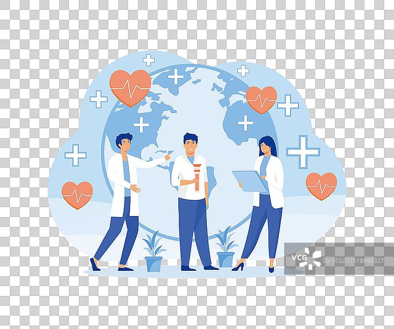 世界健康日医生和医疗工作者图片素材