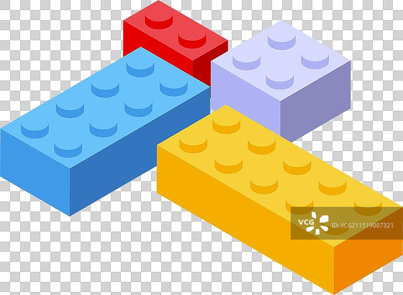 彩色积木结构图片素材