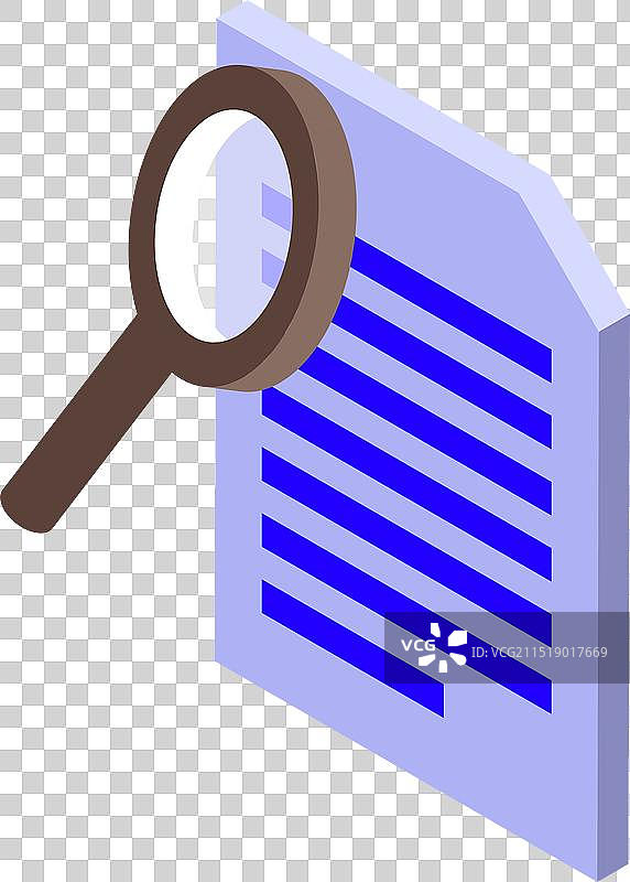 放大镜分析文档图片素材