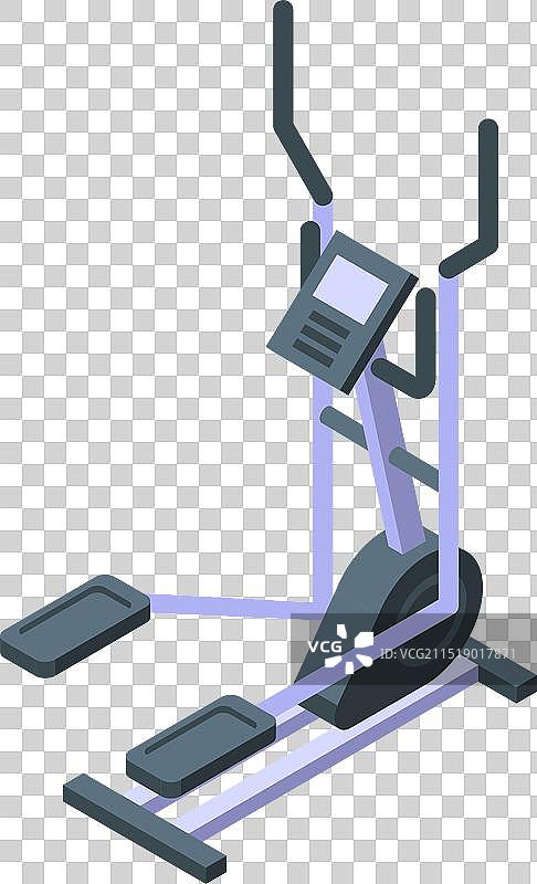 健身训练用椭圆机图片素材