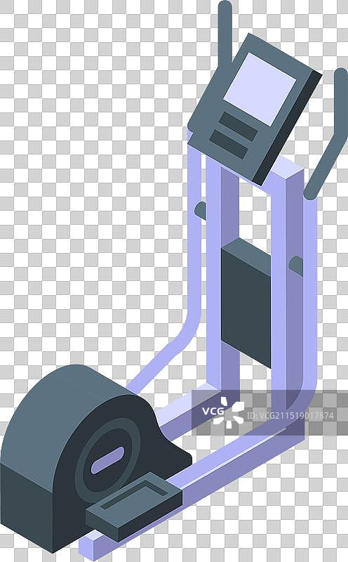 椭圆机白色背景上图片素材