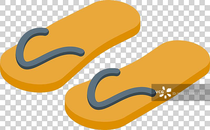 夏季人字拖图片素材