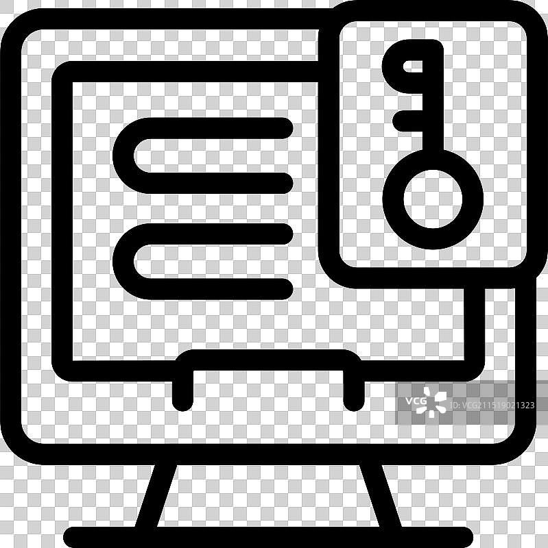 电脑访问密钥安全数据符号图片素材
