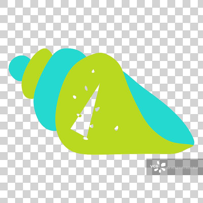 手绘苏格兰顶壳卡通扁平风图片素材