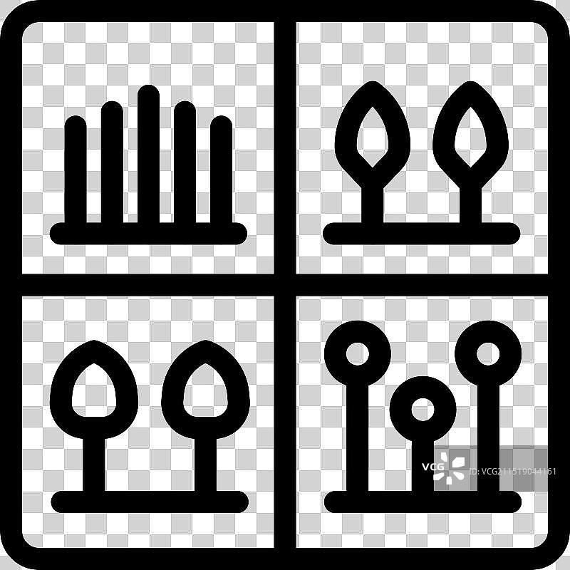 园丁规划种植树木图片素材