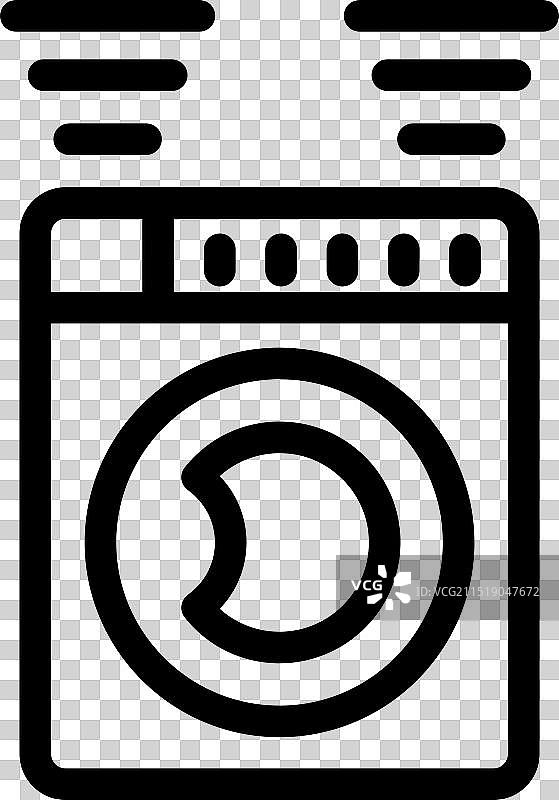 洗衣机噪音图标图片素材