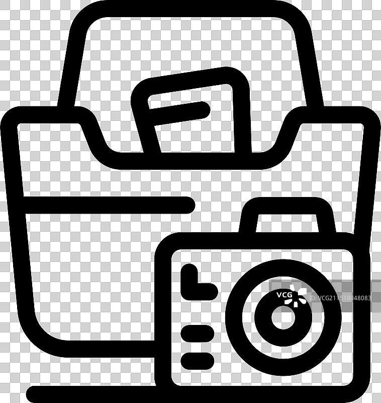 照片存储文件夹整理图标图片素材