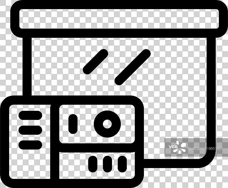 商务演示中的投影仪图片素材