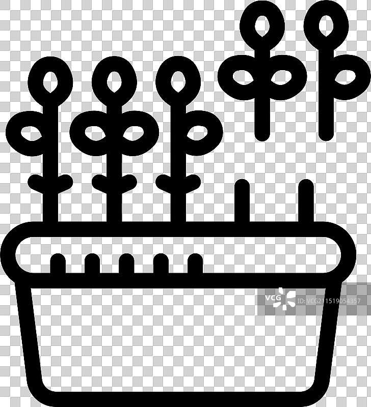 园丁在育苗盘中移栽幼苗图片素材