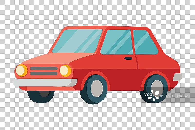 汽车道路交通扁平设计图片素材