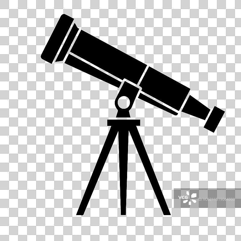 简单的望远镜图标图片素材