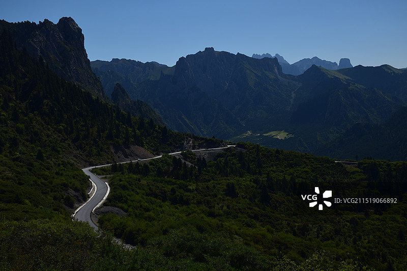 扎尕那 甘南藏族自治区江迭公路观景台图片素材