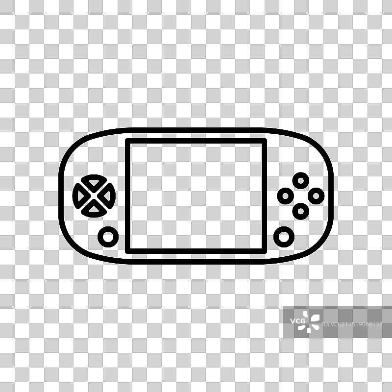 PSP图标轮廓扁平图标图片素材