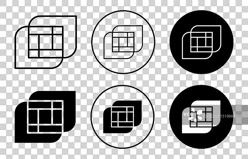 生成图标轮廓扁平图标图片素材