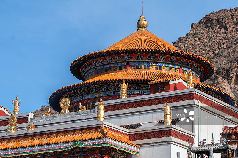 阿拉善左旗贺兰山广宗寺景区图片素材