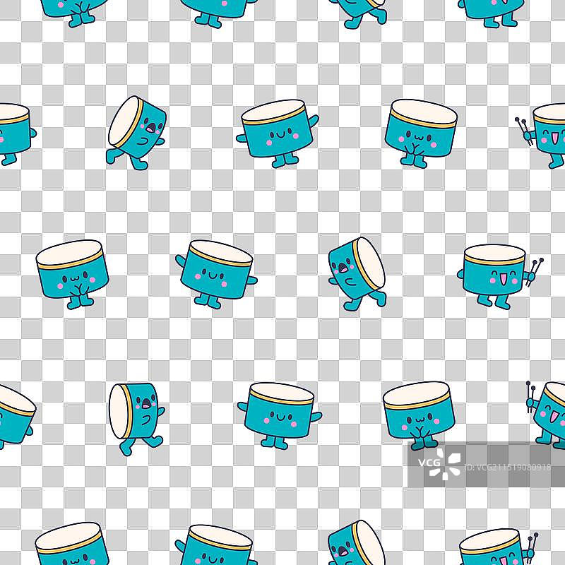 卡通可爱鼓手角色图片素材