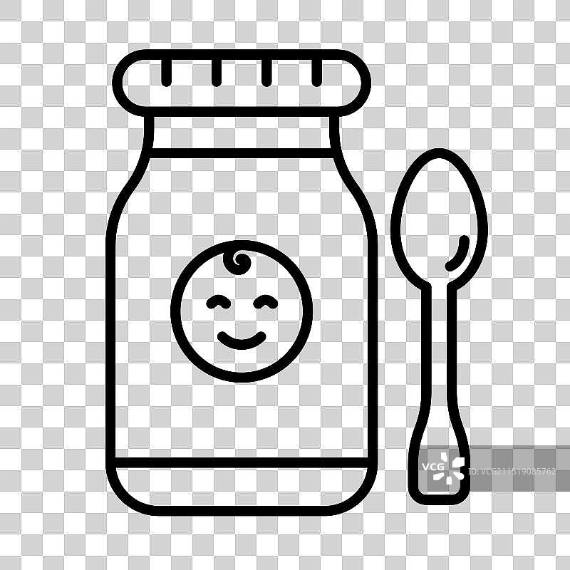 婴儿食品图标图片素材