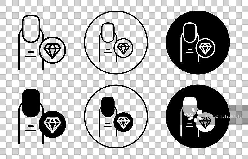 指甲强化剂图标图片素材