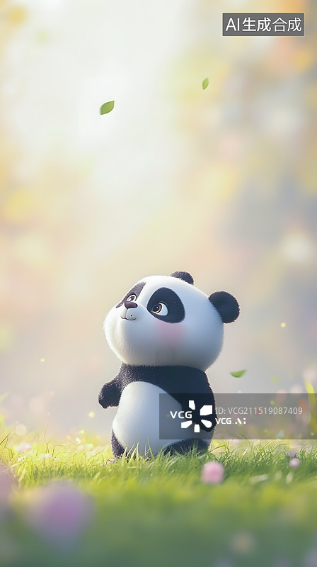 【AI数字艺术】可爱风壁纸：小熊猫图片素材