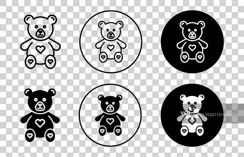 毛绒玩具图标图片素材