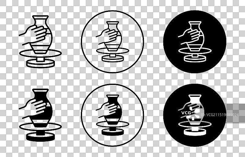 陶土工艺图标图片素材