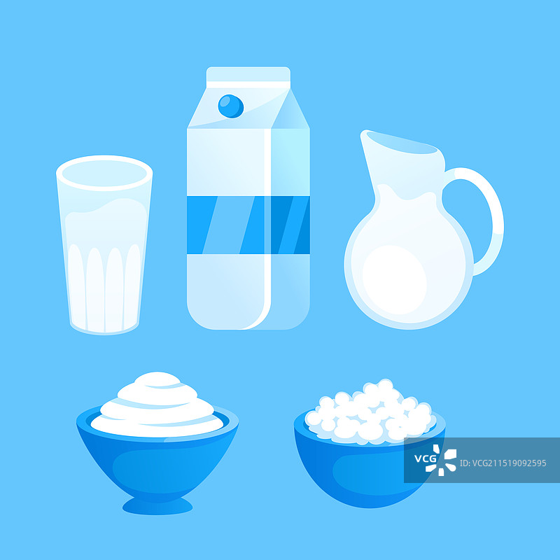 各种乳制品图片素材
