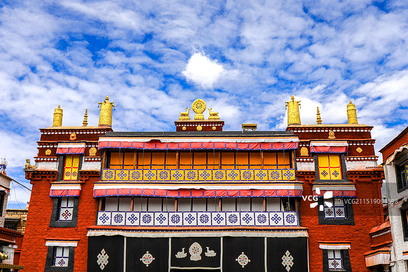 拉萨小昭寺图片素材
