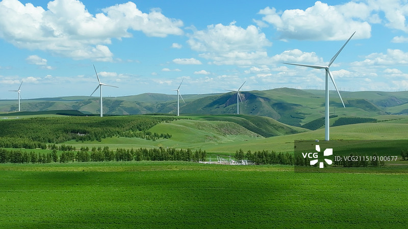 灯笼河子的风车图片素材