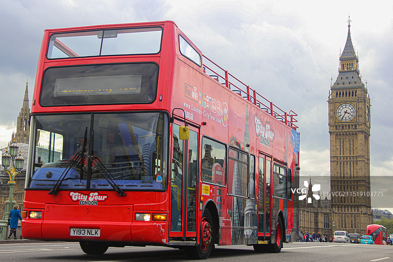 大本钟与伦敦巴士图片素材