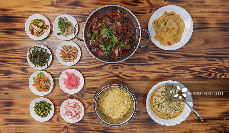 静物菜色牛肉图片素材