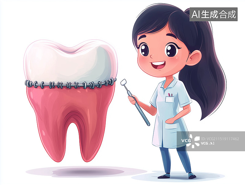 【AI数字艺术】检查牙齿图片素材