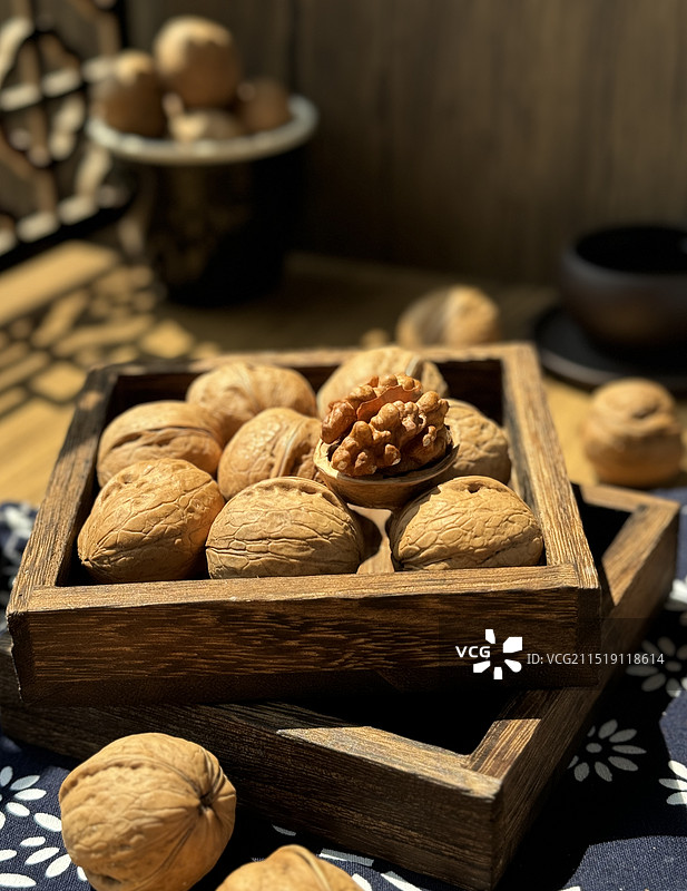 纸核桃图片素材