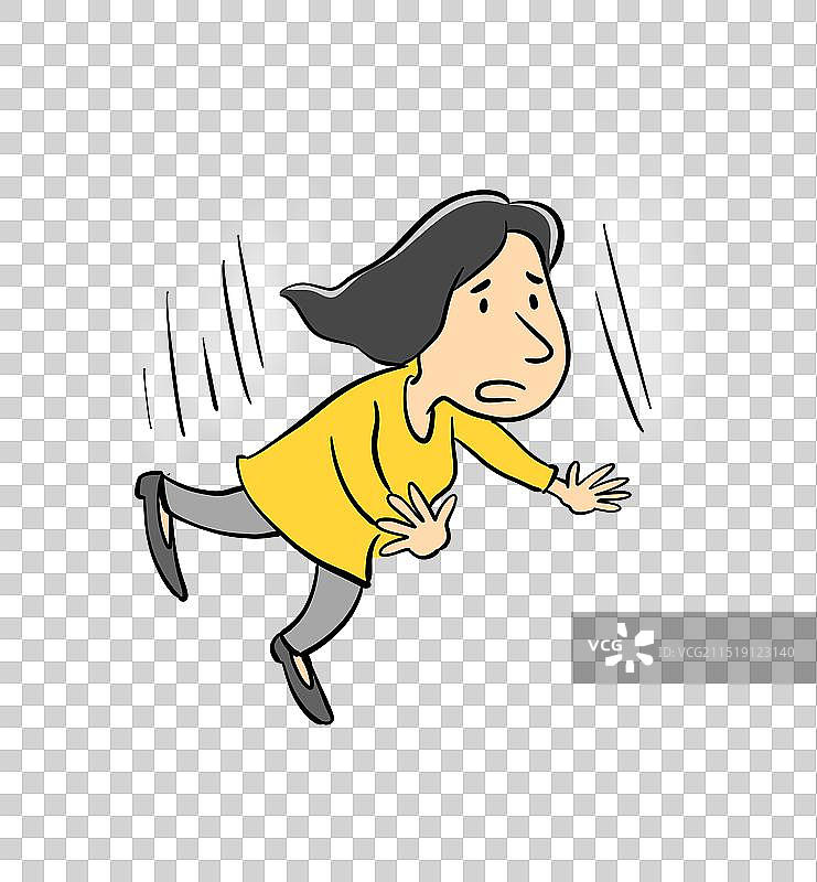 跌落的女人图片素材