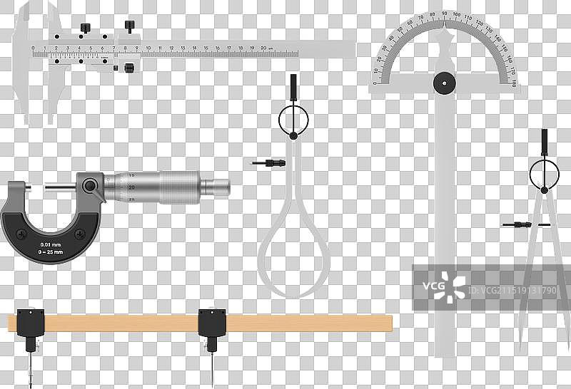 工业测量仪器卡尺厚度图片素材