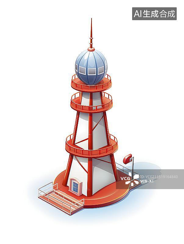 【AI数字艺术】灯塔图片素材