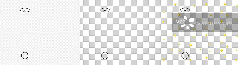 没有手提包和躺椅的行李秤轮廓图片素材