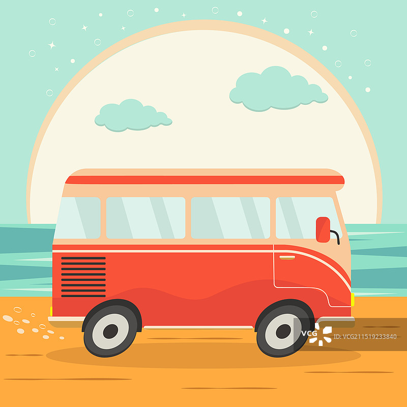 户外探险房车露营宣传海报图片素材