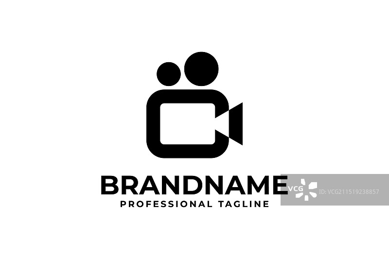 字母C相机广播标志图片素材