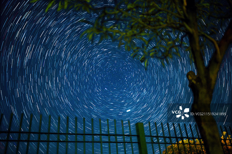 常州天目湖星空图片素材