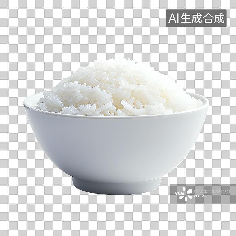 【AI数字艺术】满满的一碗米饭图片素材