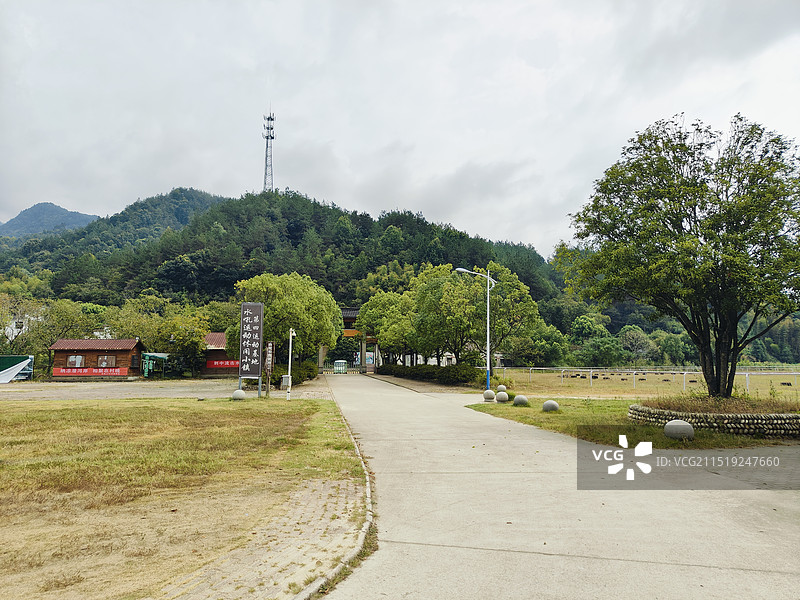 安庆潜山县白马潭景区图片素材