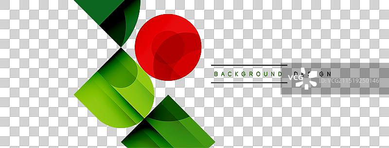 迷人的几何圆形交响曲图片素材