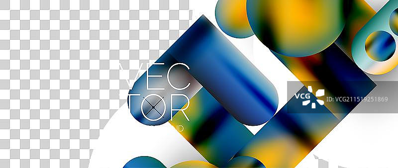 几何形状流动渐变抽象极简图片素材