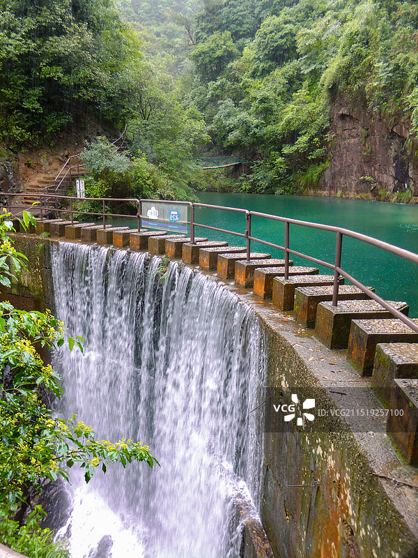 杭州桐庐县大奇山森林公园景区图片素材