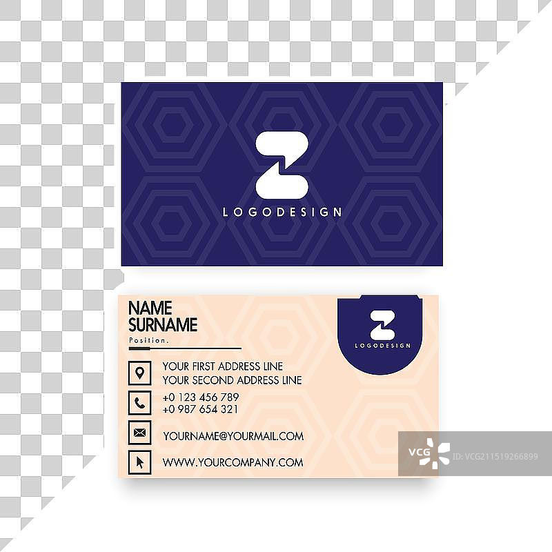 名片打印模板图片素材