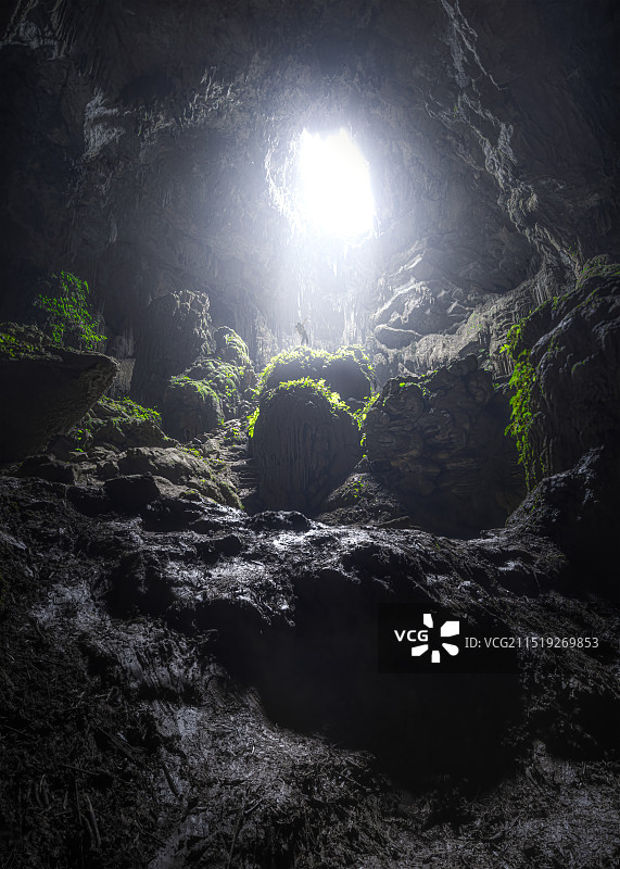 莲花古洞图片素材