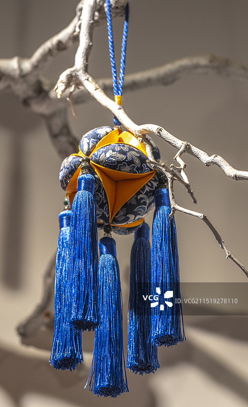 山西临汾非遗 太平绣球图片素材