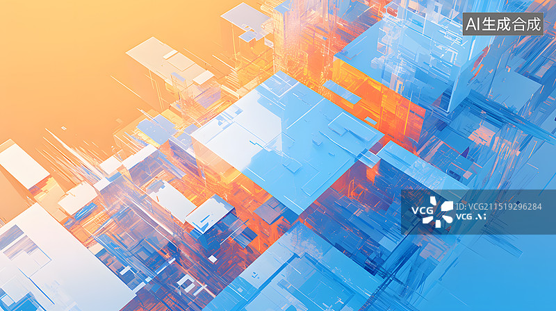 【AI数字艺术】彩色玻璃背景壁纸空间图片素材