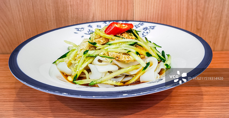 陕西美食凉皮图片素材