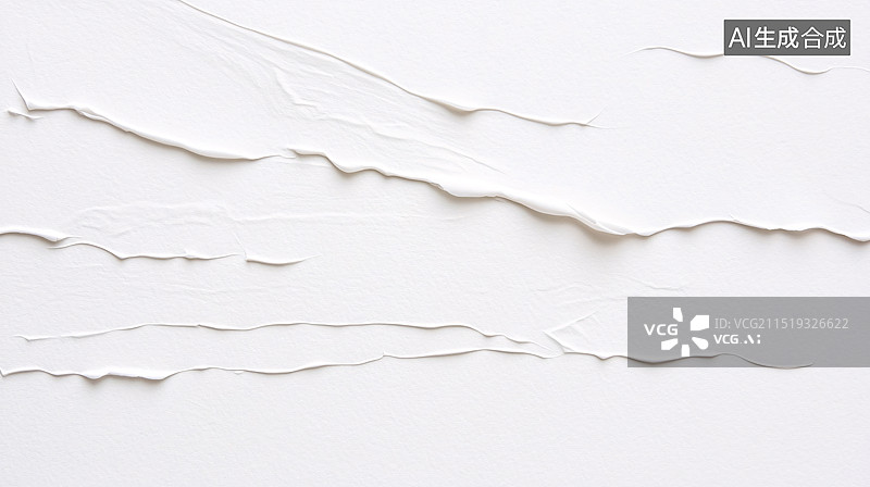 【AI数字艺术】皱纹纸张纹理的特写褶皱纸张纹理背景素材图片素材